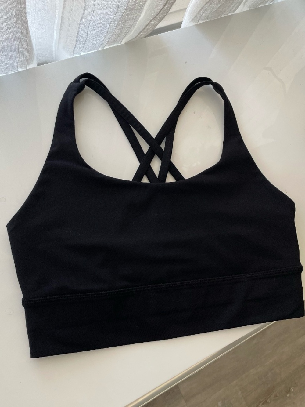 Lululemon | Energy Bra Long Line in Black Size 6
